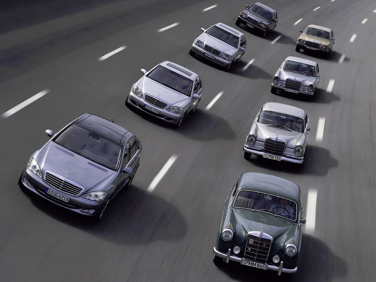 Эволюция Mercedes Benz е class