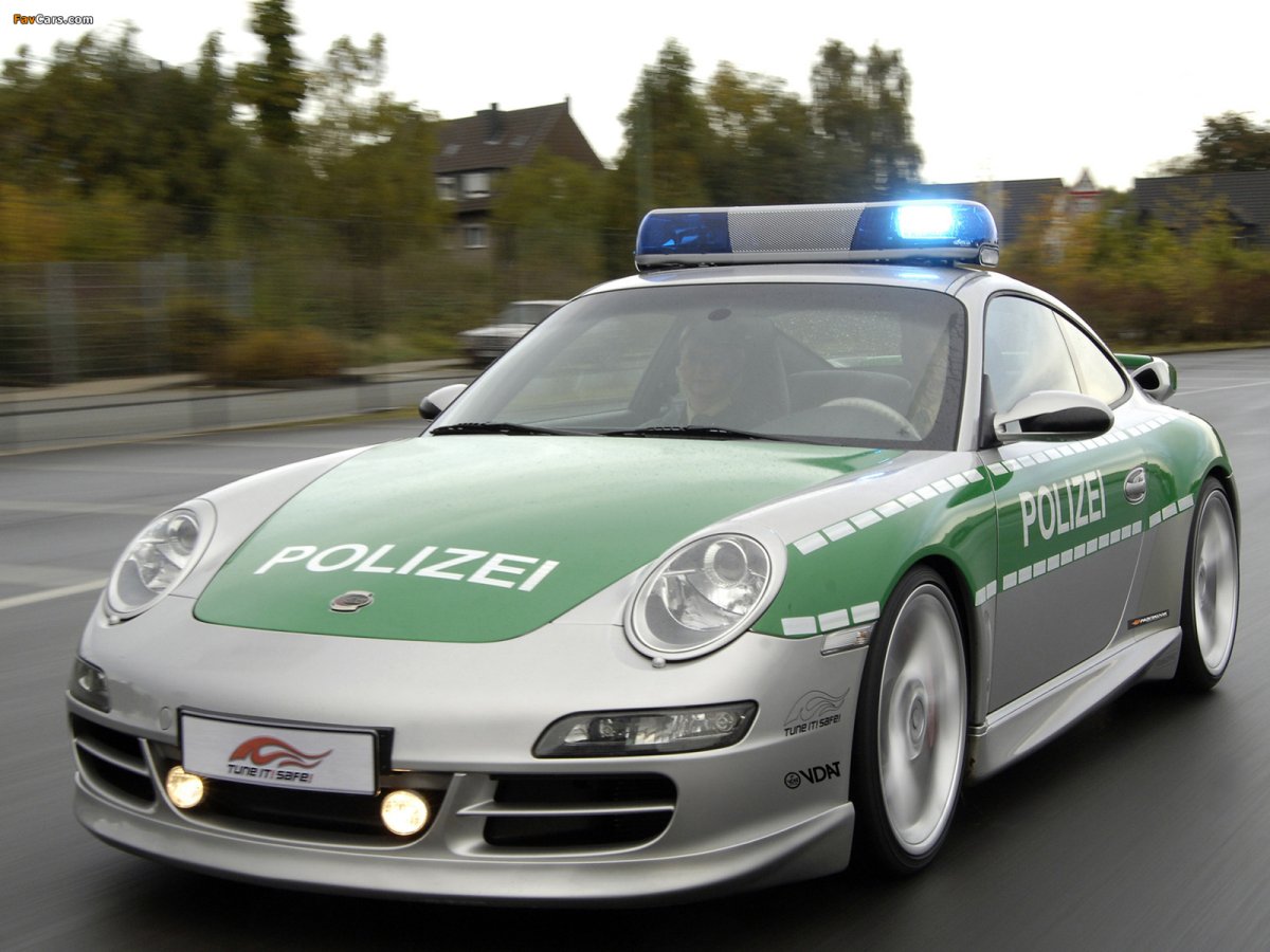 Porsche Cayman Polizei