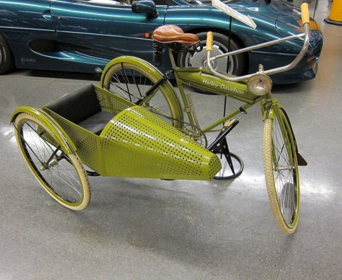 Retro-Sidecar велосипед