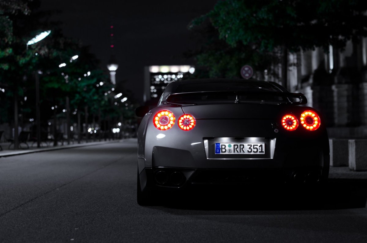 Nissan GTR r35 ночное