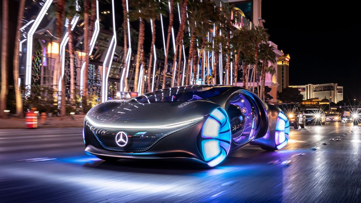 Электрокар Мерседес Benz Vision