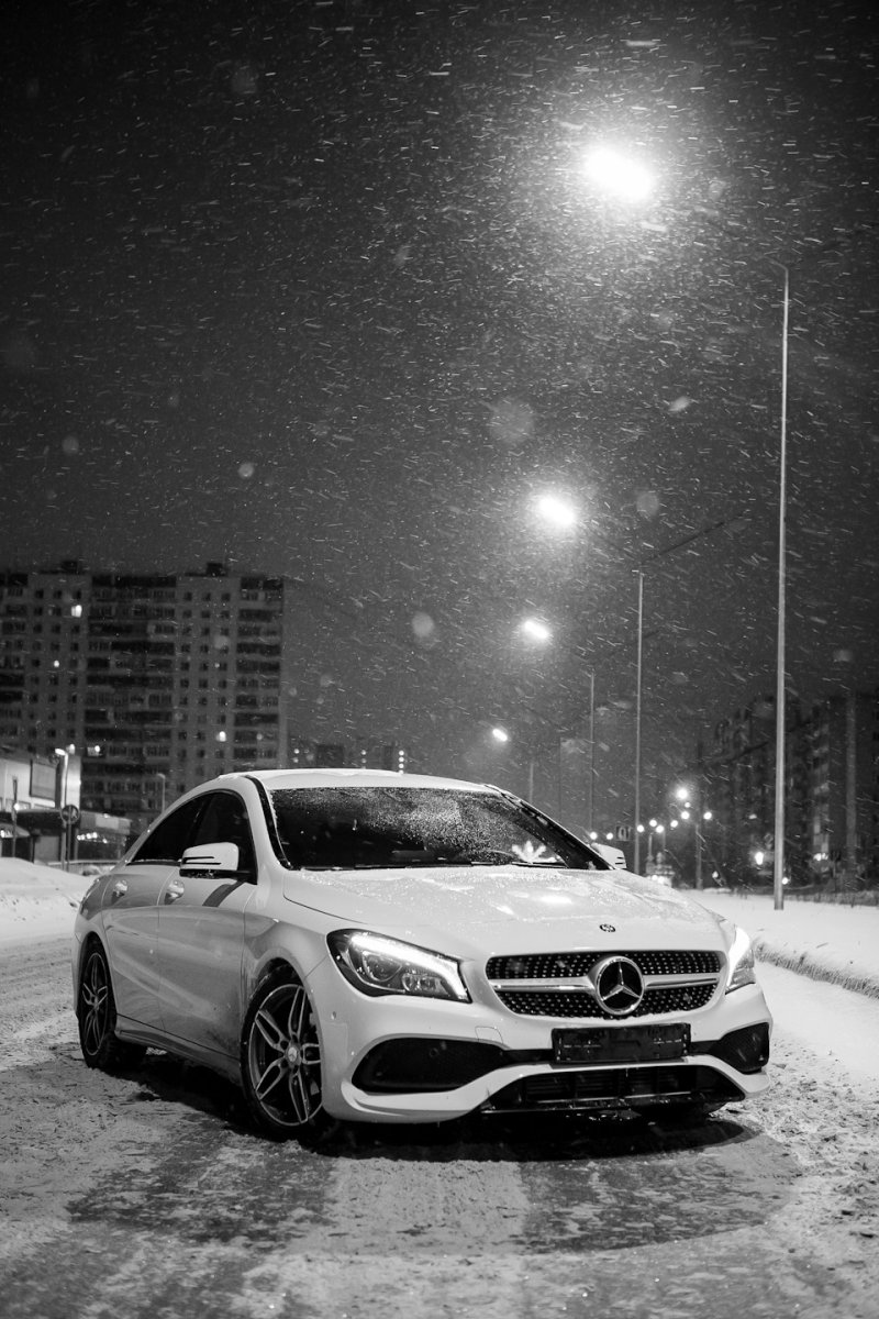 Mercedes-Benz CLA 200 зима