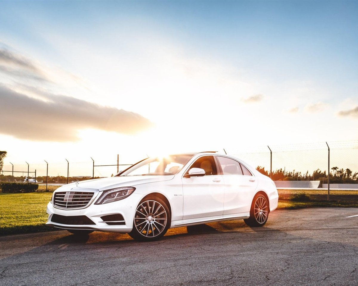 Мерседес s550 AMG белый