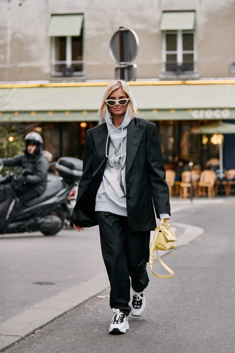 Пиджак оверсайз стрит стайл