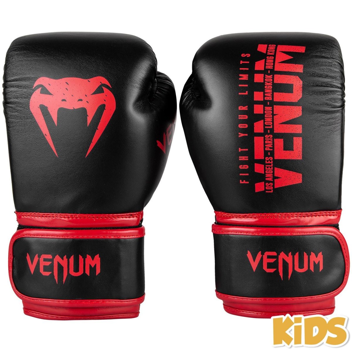 Детские перчатки Venum Okinawa 2.0 Kids Boxing Gloves черный/желтый