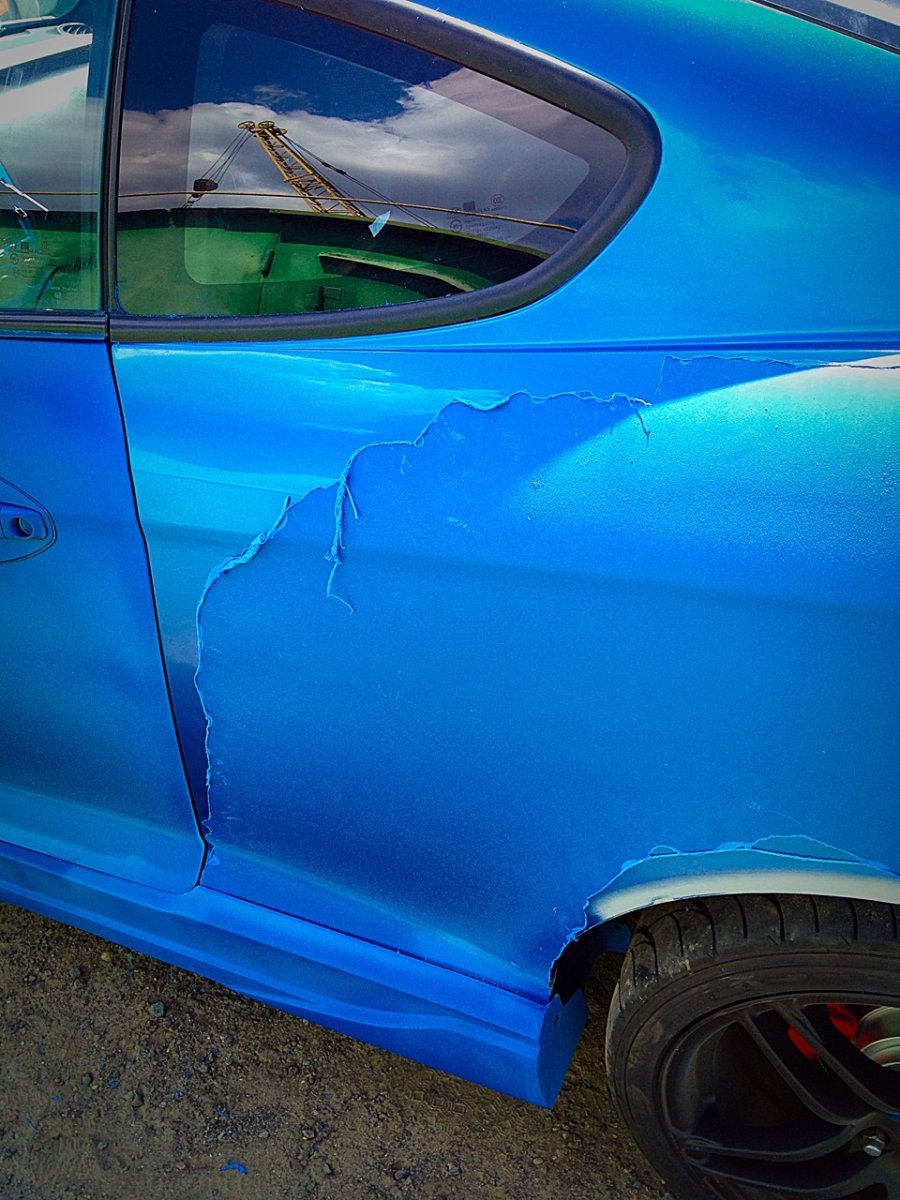 Синяя автомобильная краска