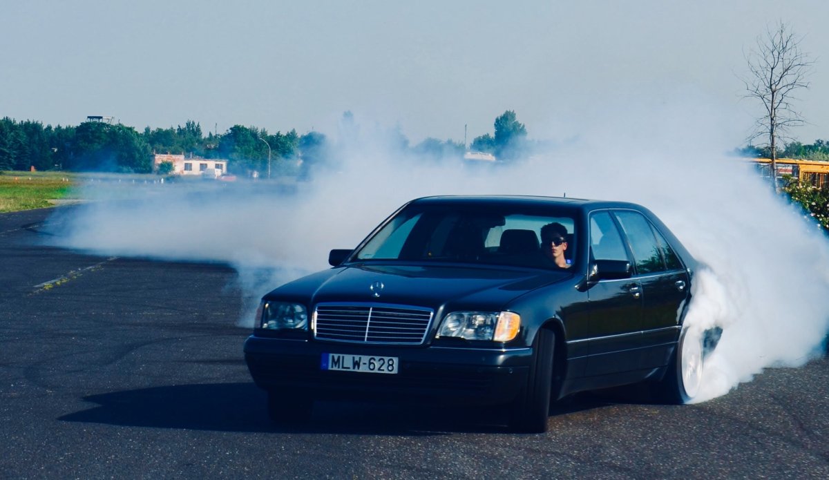 Mercedes w140 дрифт