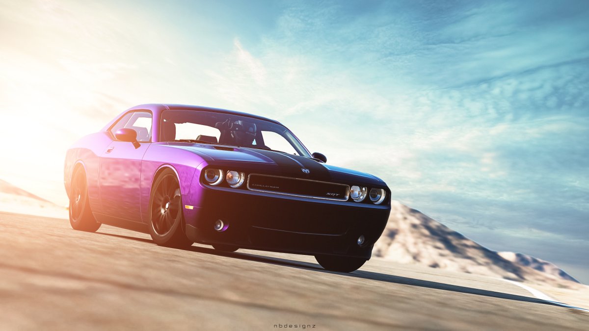 Dodge Challenger 4k