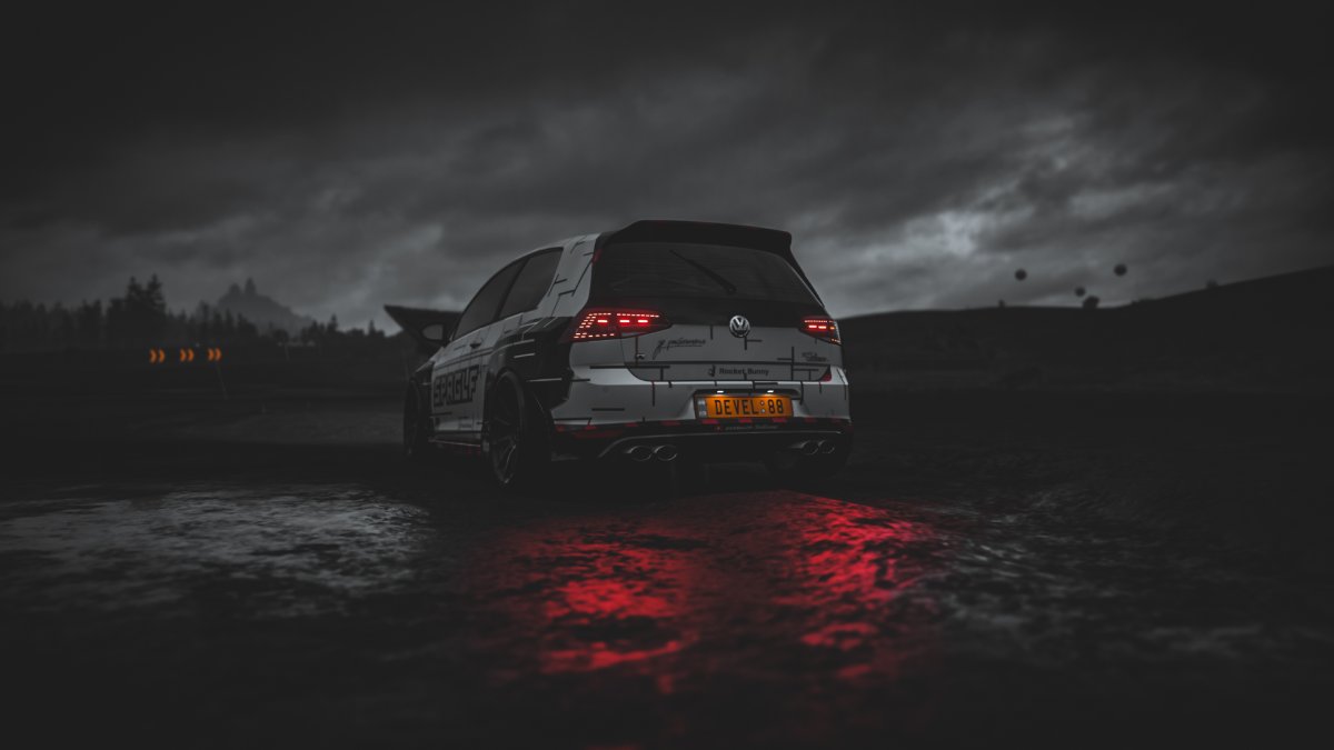 Обои Volkswagen Golf mk7 4k