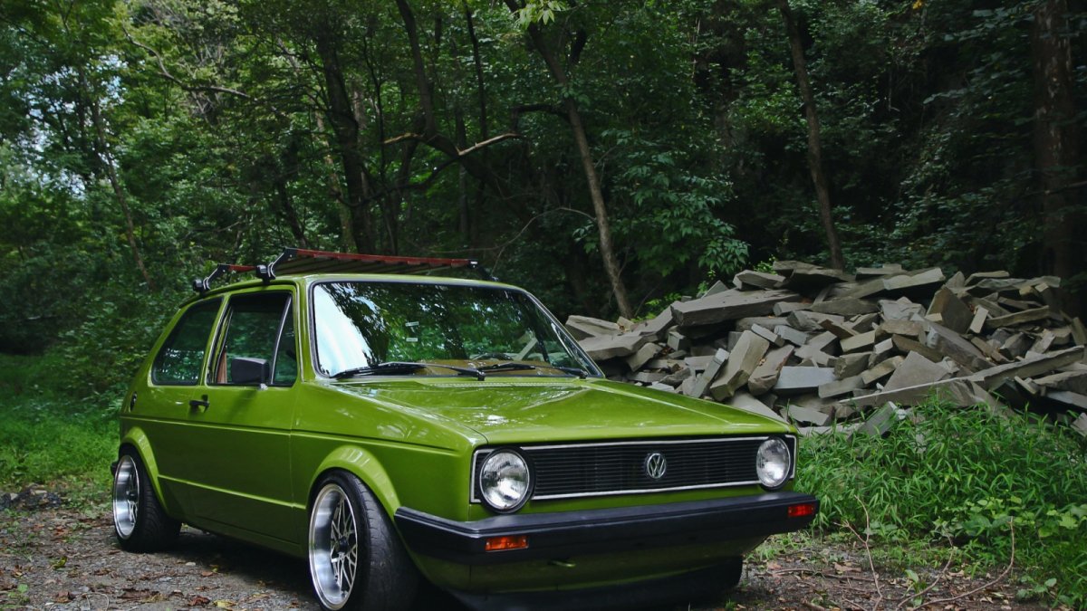 Golf mk1 зеленый