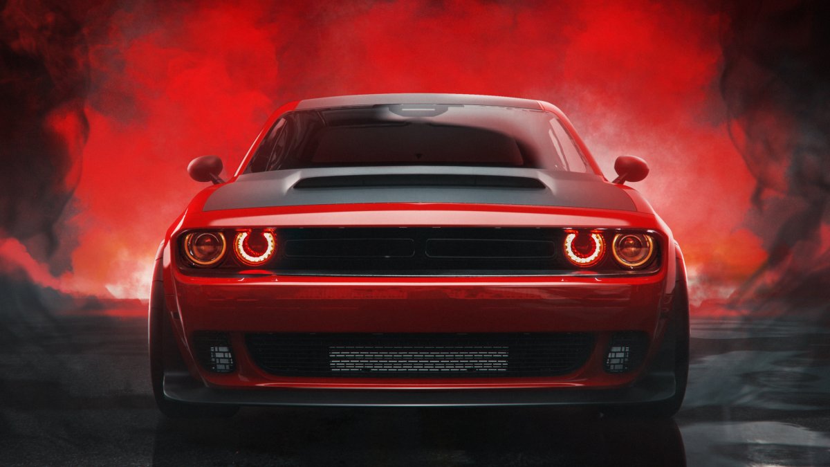 Dodge Challenger 4k