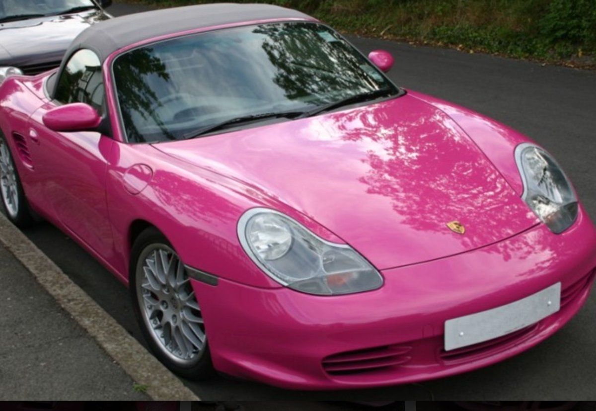 Порше 911 кабриолет розовый