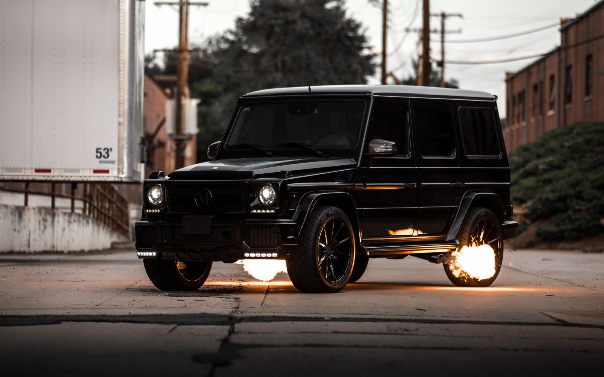 Mercedes g63 AMG Бандитский