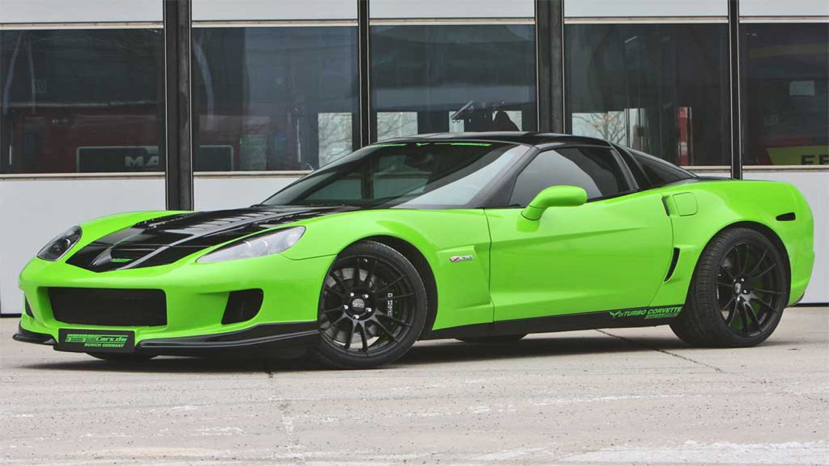 Corvette Custom Green Black