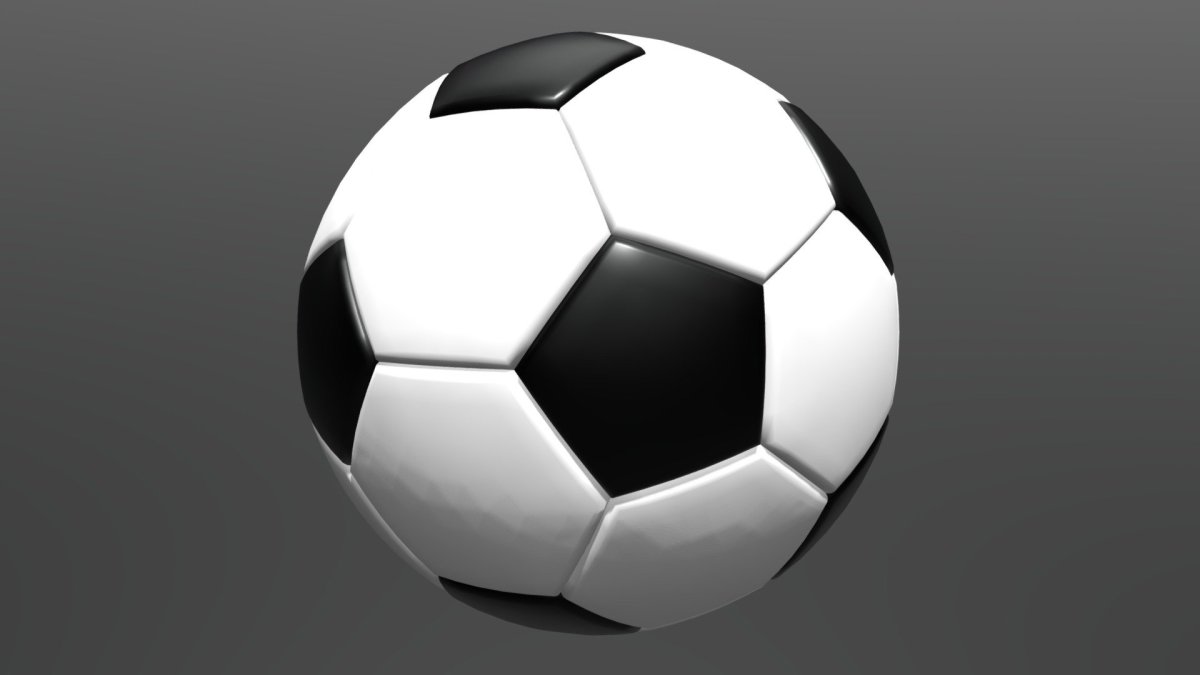 Футбольный мяч 3d модель