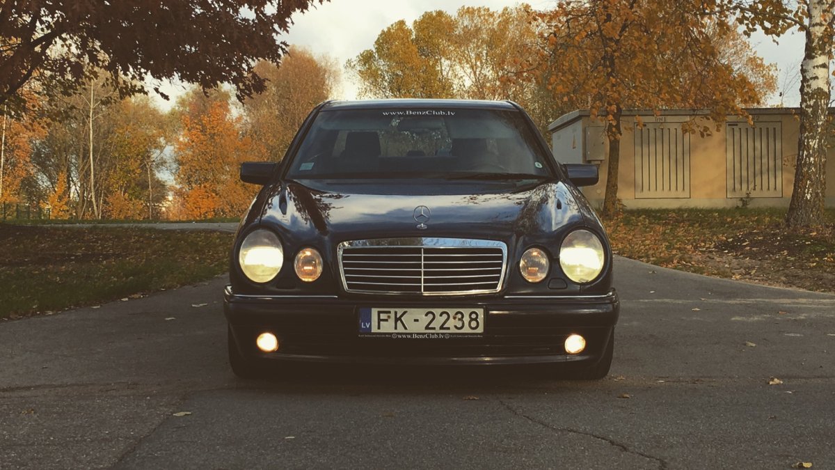 Мерседес w210 черный