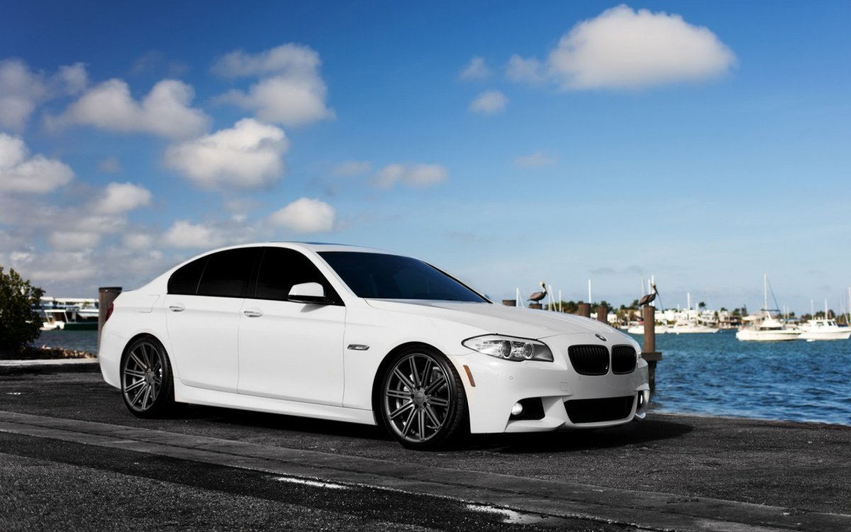 BMW m5 White