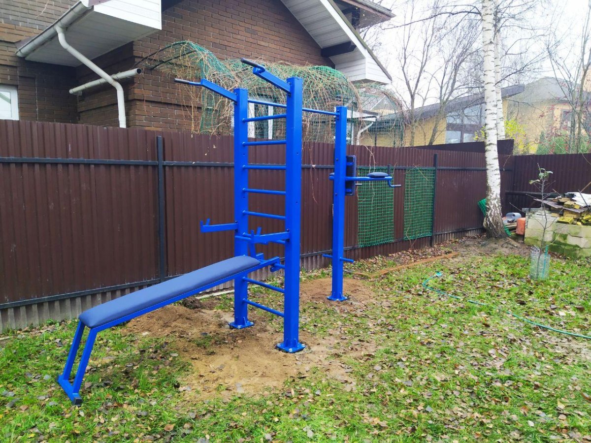 Уличный атлетический комплекс с турником YSK 10