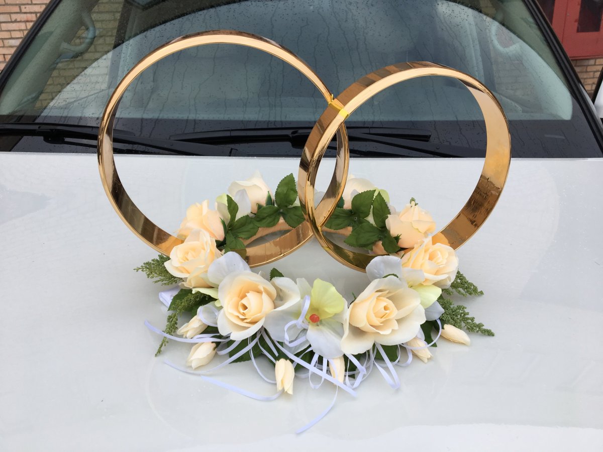 Кольца на автомобиль на свадьбу