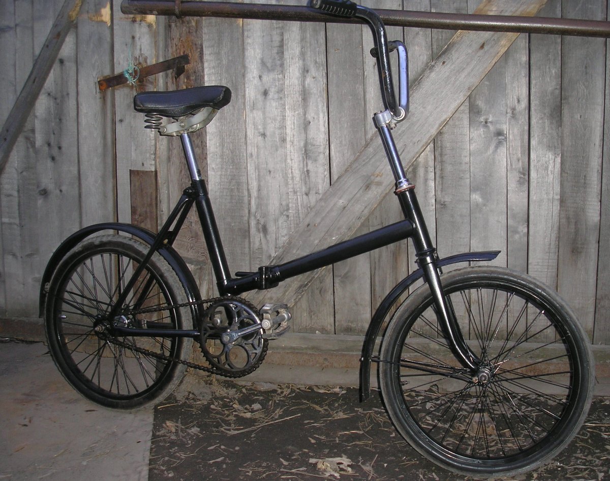 Велосипед Аист старый черный