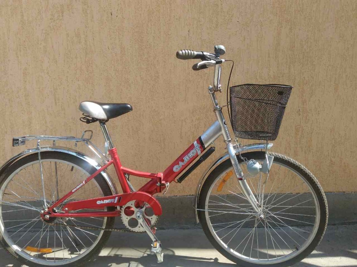 Велосипед салют СССР красный