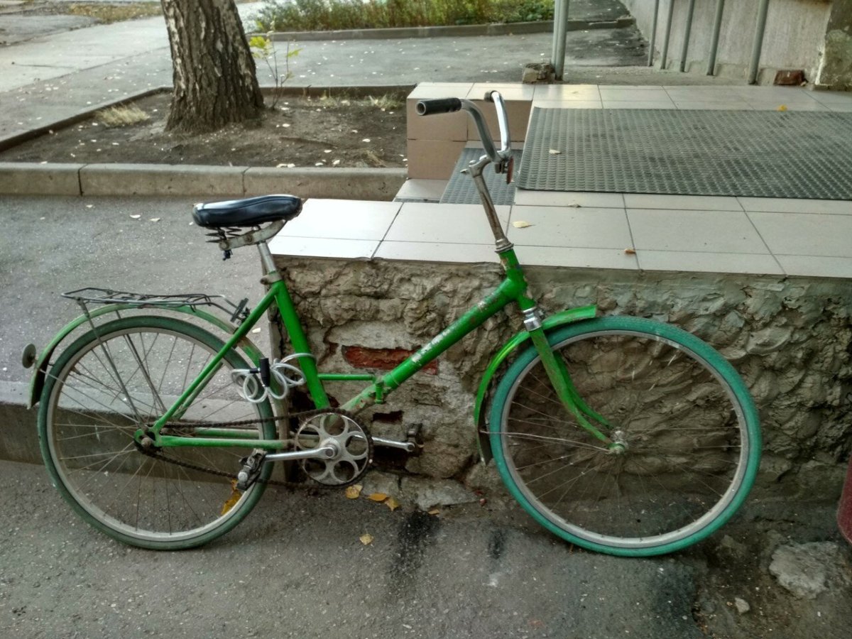 Велосипед салют зеленый