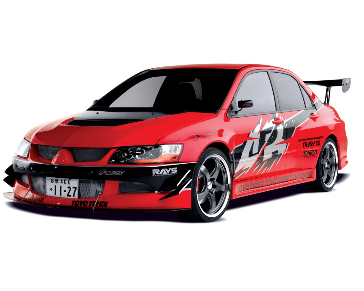 Mitsubishi Lancer Evolution 8 Форсаж