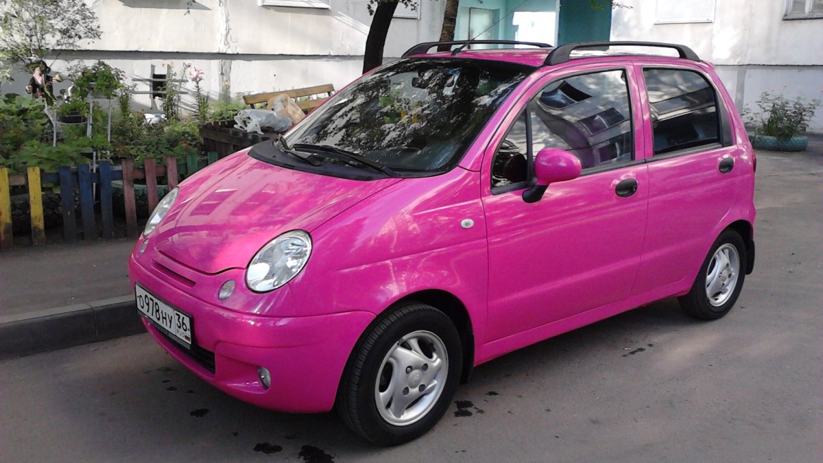Daewoo Matiz розовый