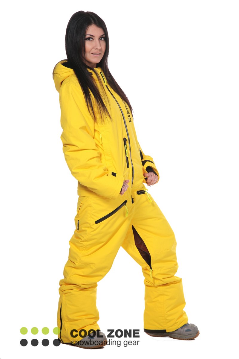 Quicksilver комбинезон сноубордический женский желтый