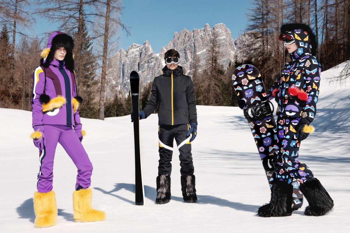 Лыжный костюм Фенди
