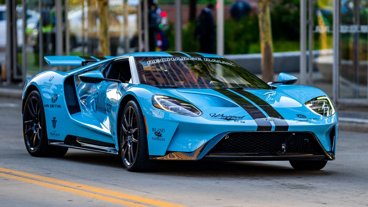 Обои 4k Ford gt