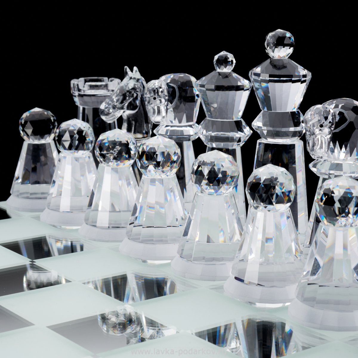 Хрустальные шахматы баккара