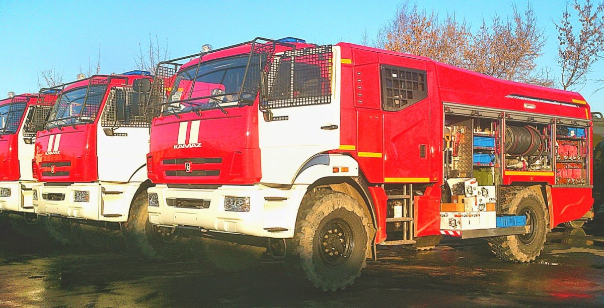 Пожарная машина КАМАЗ 43502