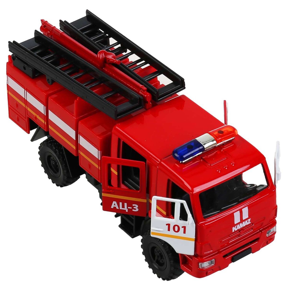 Пожарный КАМАЗ игрушка Технопарк моделька КАМАЗА 43502