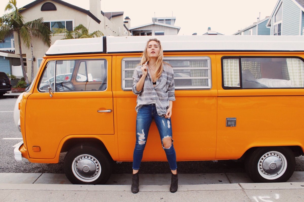 Volkswagen t девушка