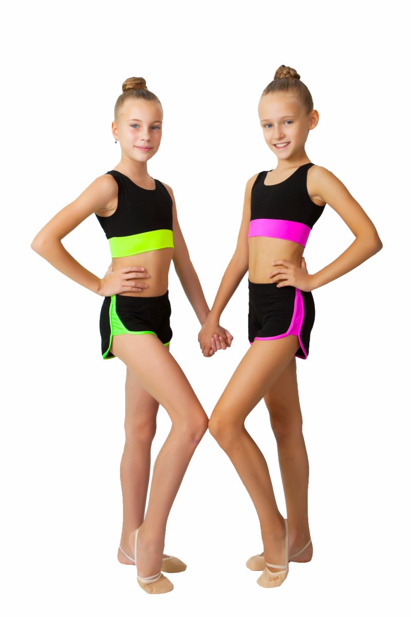 Гимнастические шорты для девочек