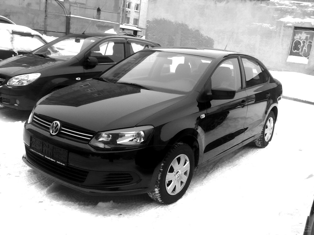 Volkswagen Polo sedan черный