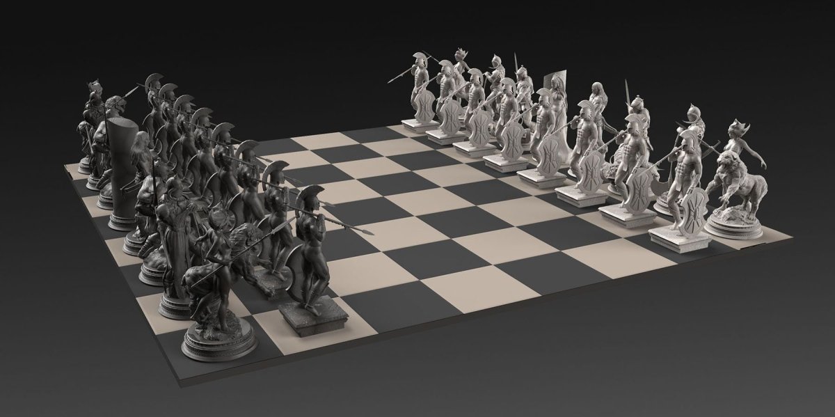 Zbrush шахматы