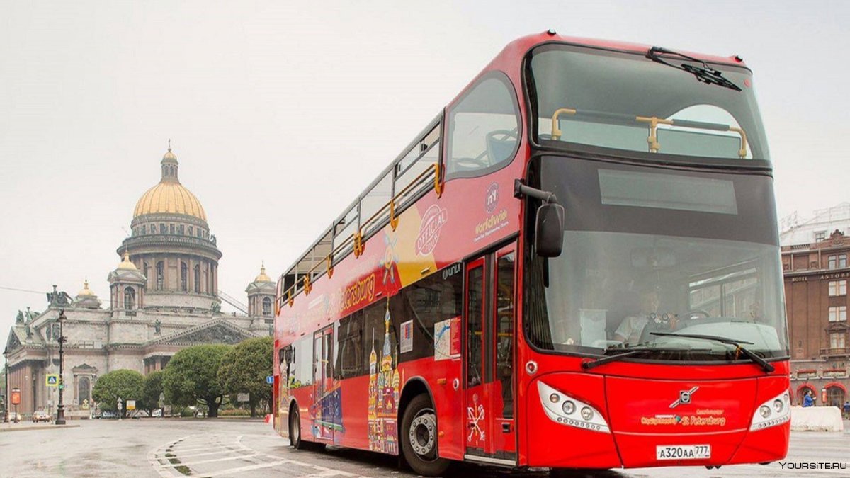 Питер автобус двухэтажный экскурсии City Sightseeing