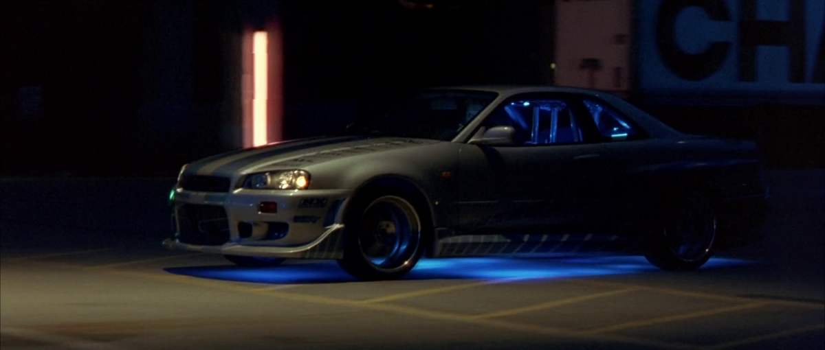 Nissan Skyline r34 Форсаж кадры