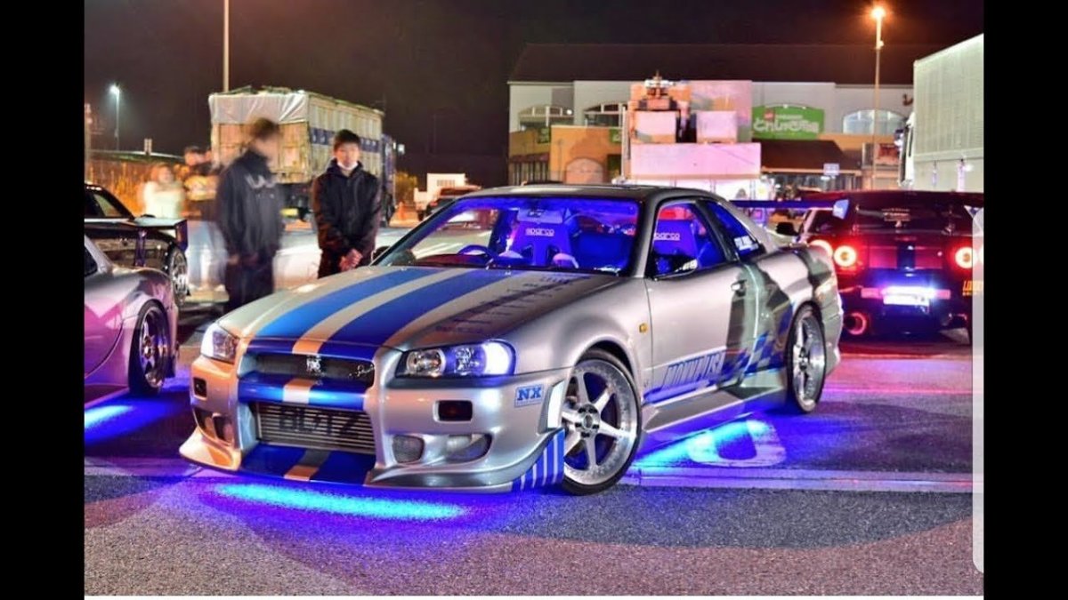 Nissan Skyline GTR r34 Форсаж