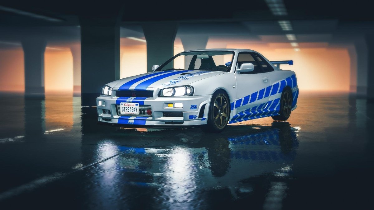 Nissan Skyline r34 Форсаж 2