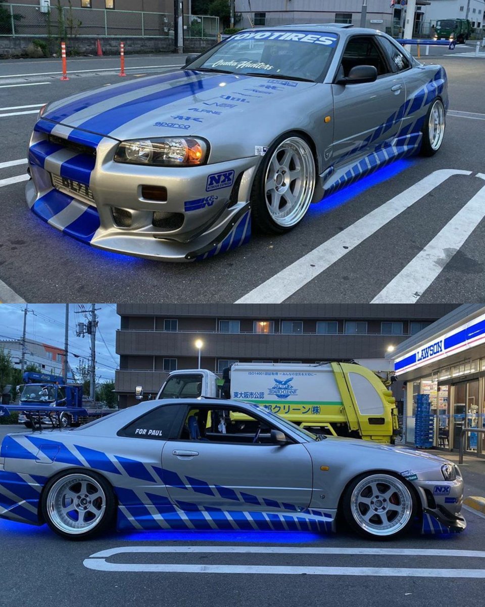 Nissan Skyline GTR r34 Форсаж