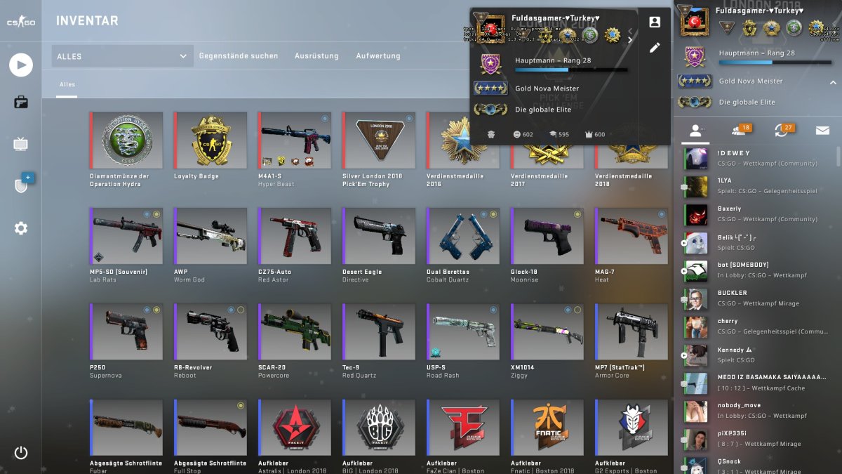 Инвентарь КС го