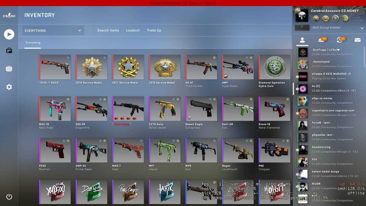 Крутой инвентарь в КС го