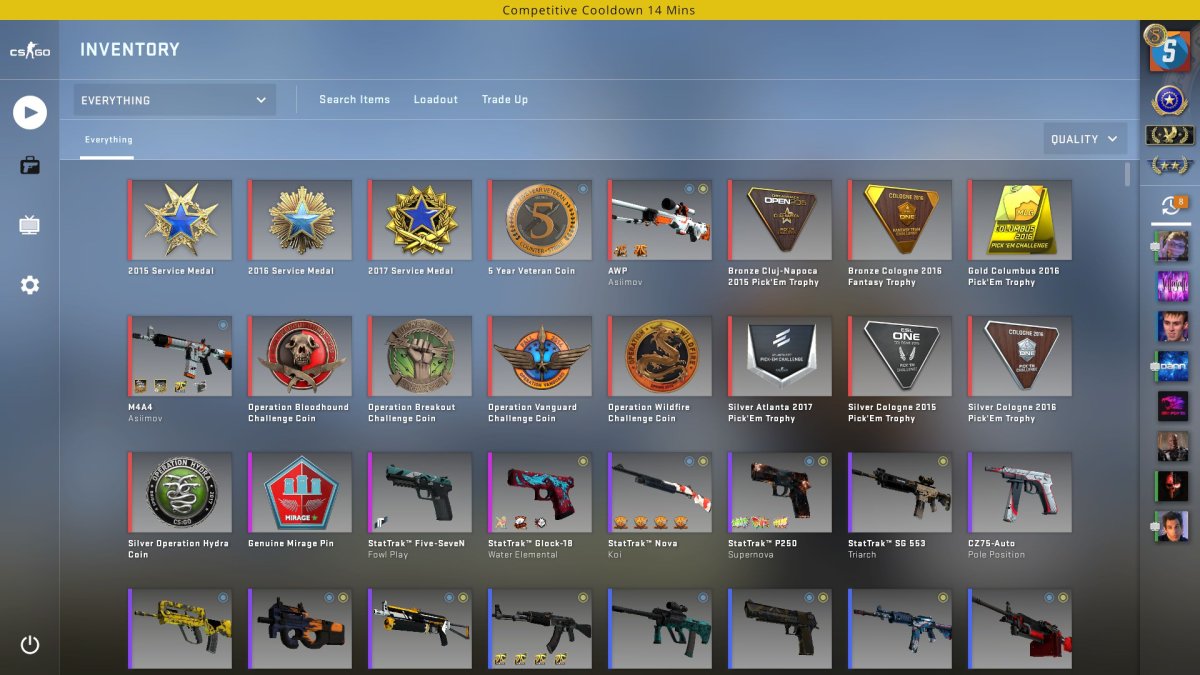 Инвентарь КС го 2021