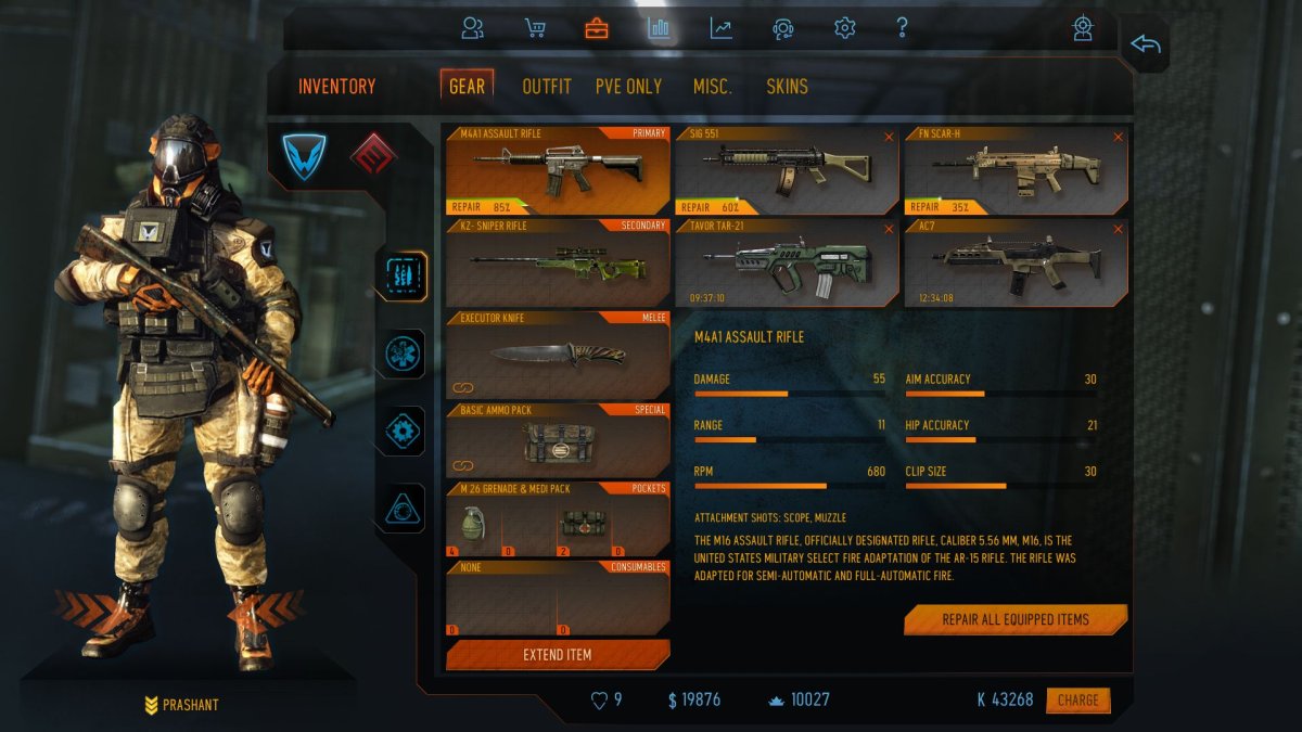 Новый Интерфейс варфейс