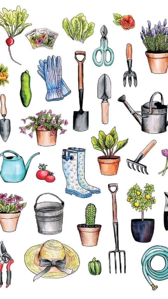 Садовый инвентарь вектор