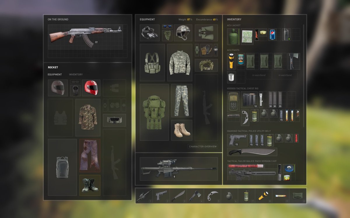 Арма 2 инвентарь