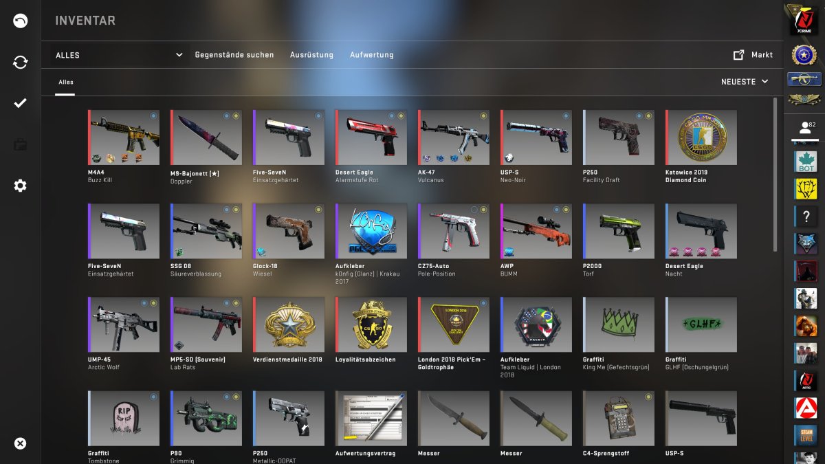 Инвентарь КС го нормальный